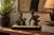 A striking pair of Art Deco deer, beautifully cast in Zamac and mounted on a solid marble base. This elegant figurine...