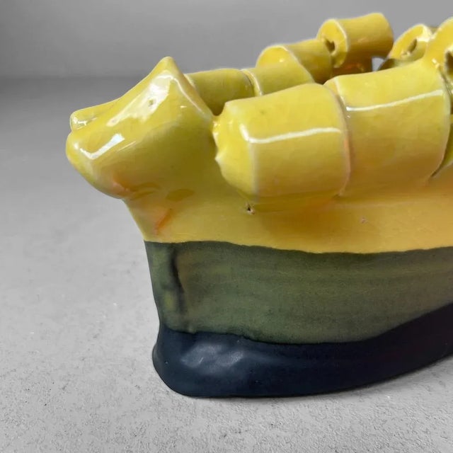 Mid-Century Modern Mid-Century Ceramic Ikebana Centerpiece, Japan, 1950s For Sale - Image 3 of 18