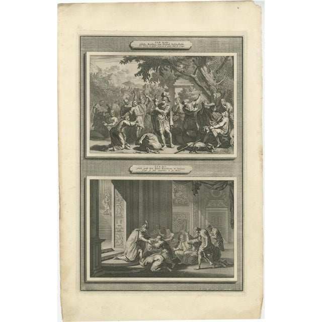 Abraham de Blois, Joseph and Moses, 1700, Engravings, Set of 6 For Sale - Image 4 of 10