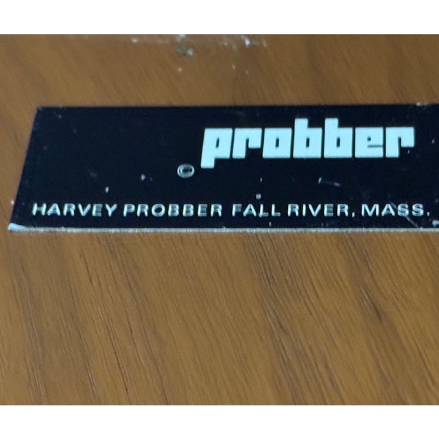 Wood 1960s Refinished Walnut Round Dining Table by Harvey Probber For Sale - Image 7 of 7