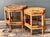 Vintage Hexagonal Bamboo Orchid Pedestals - Set of 2 For Sale - Image 12 of 12