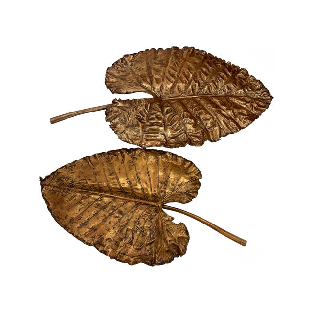 Gilded Canopy Leaf Wall Decor - Large For Sale - Image 9 of 11