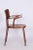 Wood Art Deco Beech Chair with Armrests attributed to R. Hofman for Ton, Former Czechoslovakia, 1940s For Sale - Image 7 of 10