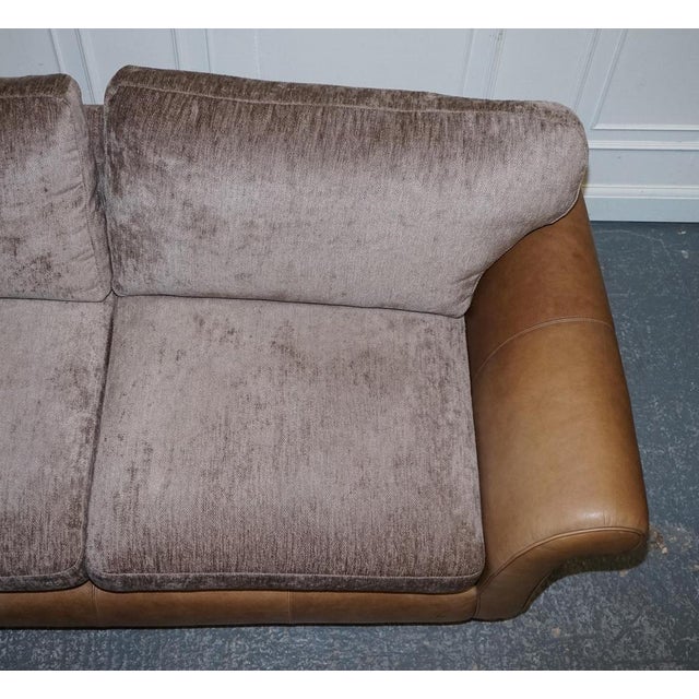 Vintage Three-Seater Leather and Fabric Sofa by Alexander & James Blake For Sale - Image 11 of 18