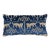 Schumacher Woodland Leopard Velvet Pillow 12" Lumbar Pillow in Sapphire For Sale