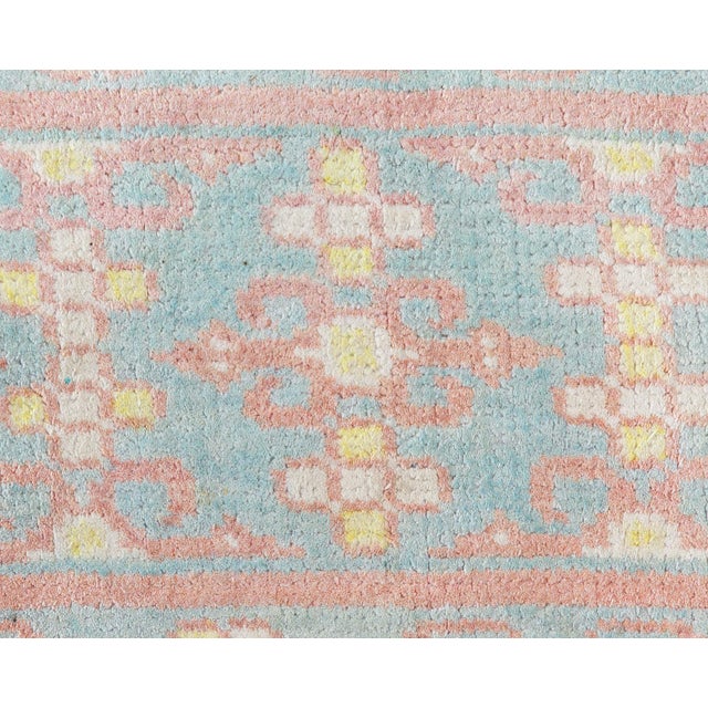 1900 - 1909 Cotton Agra Rug For Sale - Image 5 of 9