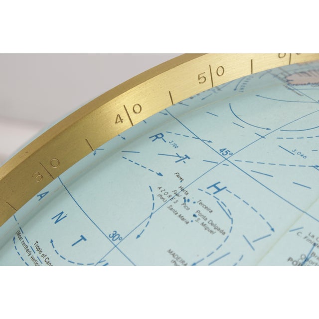 Replogle Large Lighted Globe on Cherry Stand For Sale - Image 16 of 18