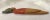 Traditional Vintage Wooden Hand-Carved Bookmark of a Man in Night Clothes For Sale - Image 3 of 4