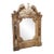 18th Century Italian Silvered and Giltwood Parecloses Mirror With Sunburst Crest For Sale