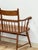 Vintage Maple Spindle Two-Seat Bench Double Crest Turned Legs Farmhouse For Sale - Image 13 of 18