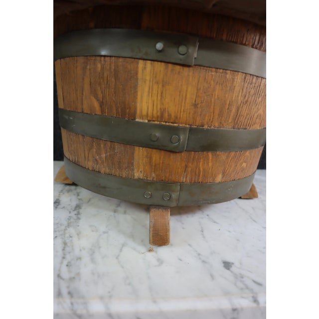 Whiskey Barrel Ottoman For Sale In Philadelphia - Image 6 of 7