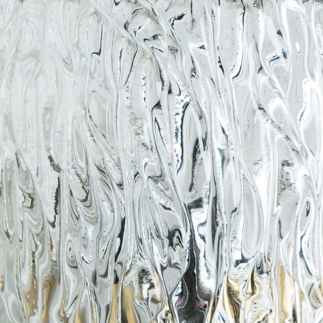 1960s Vintage Glass Torch Wall Sconces by Fagerlund for Orrefors, 1960s, Set of 2 For Sale - Image 5 of 18