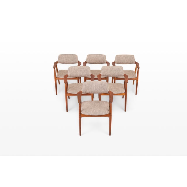 Wood Vintage GM11 Dining Chairs from Glostrup Møbelfabrik, 1960s, Set of 6 For Sale - Image 7 of 15