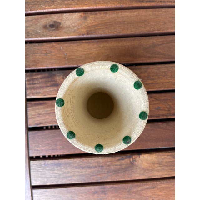 Folk Art 1950's Japan Stoneware Art Pottery Stand - Artist Signed For Sale In Santa Fe - Image 6 of 6