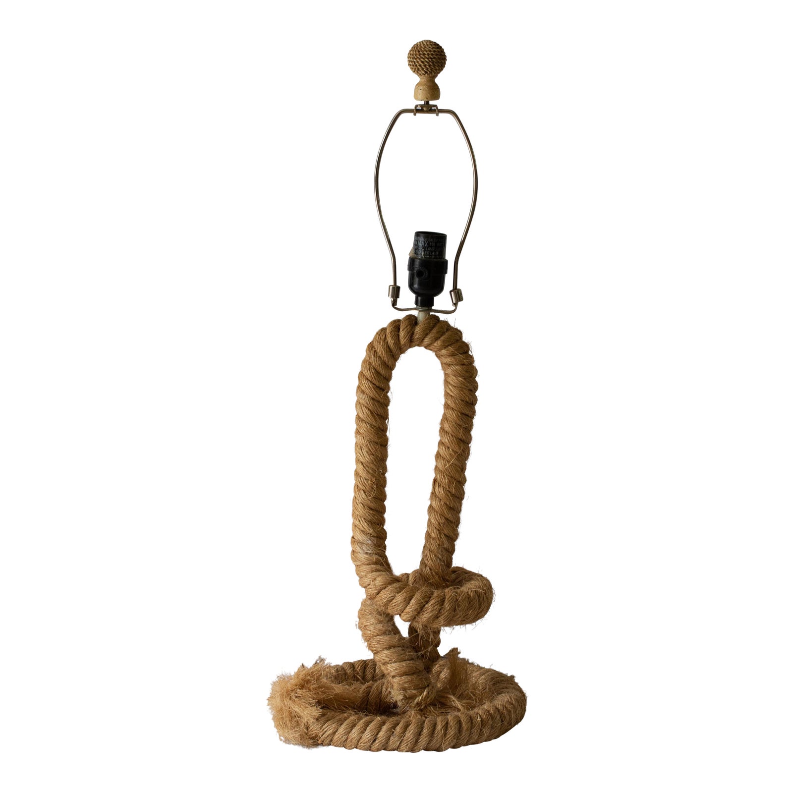 MidCentury Nautical Rope Table Lamp Chairish