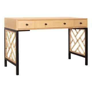 Chippendale Writing Desk - Natural For Sale