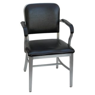 Industrial Aluminum Arm Chair For Sale