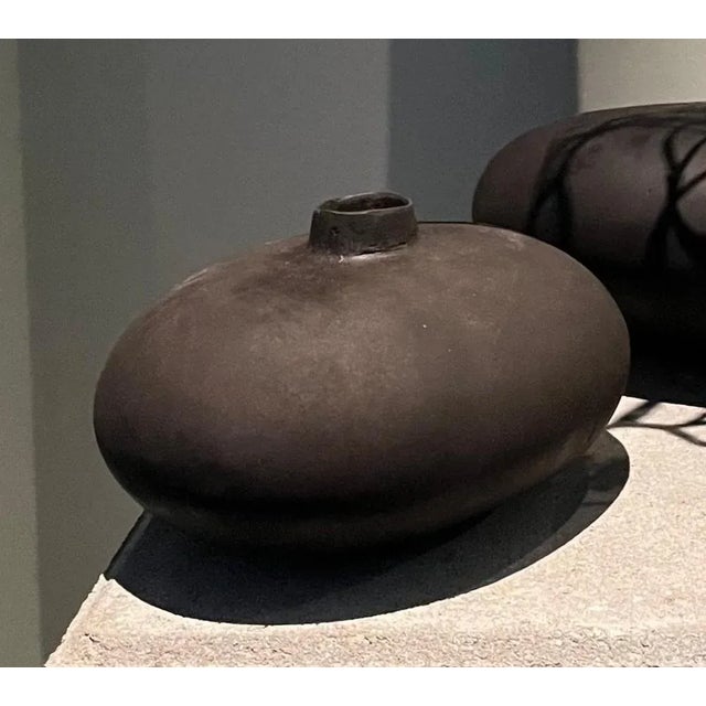 Contemporary Patinated Bronze Object 01 by Herma De Wit, Set of 3 For Sale - Image 3 of 6