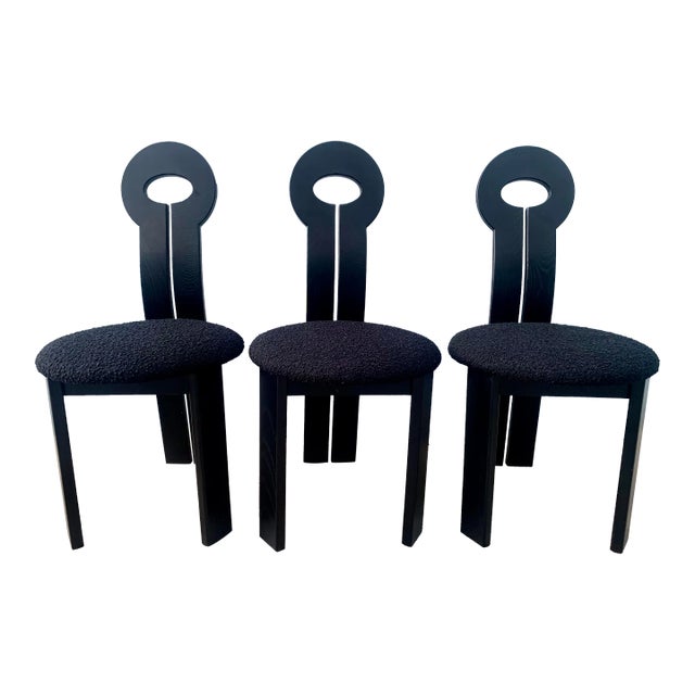 Whit Chairs- Set of 3 For Sale