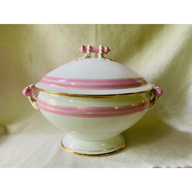 Ceramic French Limoges Porcelain Soup Tureen c.1880s For Sale - Image 7 of 18