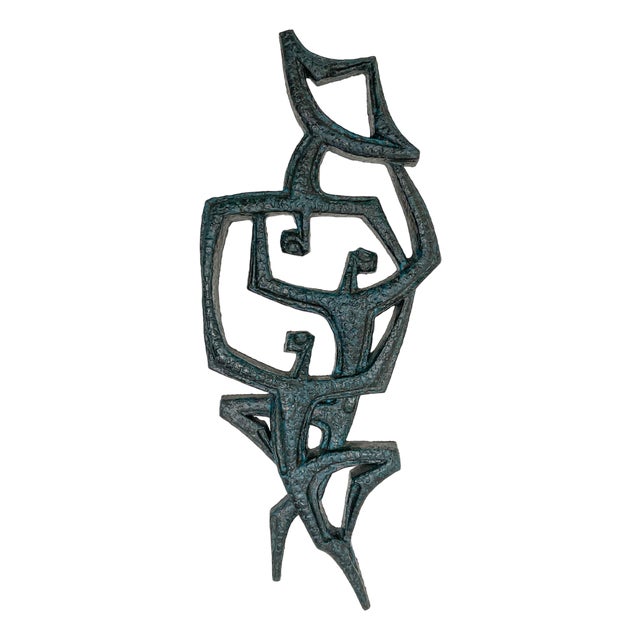 Ceramic Wall Sculpture by Joop Puntman for Ahma, 1950s-1960s For Sale