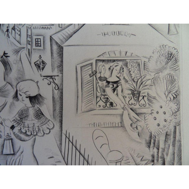 Mily Possoz, Young Girls Out for a Walk, Engraving For Sale - Image 4 of 7