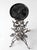 Vintage Scrollwork Iron Candle Stand For Sale - Image 4 of 17
