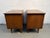 Wood Pair of Mid 20th Century Walnut Nightstands For Sale - Image 7 of 16