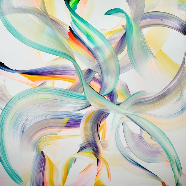 Nikolaos Schizas Contemporary Abstract Acrylic on Canvas "Don't Give Up" by Nikolaos Schizas For Sale - Image 4 of 4