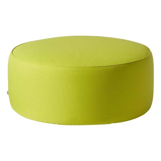 Sail Outdoor Ottoman in Wood & Recycled Pet from Rodolfo Dordoni For Sale