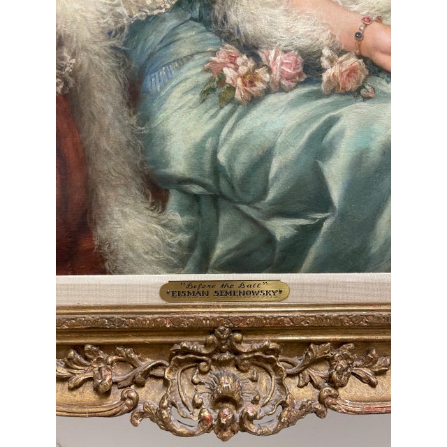 Wood Emile Eisman Semenowsky (Polish/French, 1857–1911) For Sale - Image 7 of 8