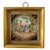 Mid 20th Century Early 20th Century Silk Embroidered Courting Couples Pastoral Scene Protected by Reverse Painting on Glass Miniature Scenes - Set of 3 For Sale - Image 5 of 9