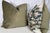 2020s Lee Jofa "Sherwood Embroidery" in Spruce 22" Pillows-a Pair For Sale - Image 5 of 5