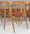 Model GE-525 Armchairs in Oak and Aniline Leather by Hans J. Wegner for Getama, 1990s, Set of 6 For Sale - Image 9 of 12
