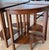 Wood Mid 20th Century Fyne Ladye Nesting Cocktail Table Set – Round Mahogany Coffee Table With 4 Demilune Side Tables For Sale - Image 7 of 14