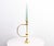 - Vintage pendulum candleholder - In the style of Freddie Andersen - Solid brass structure - Base diameter: 7.5 cm