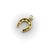 Late 19th Century Late 19th Century Victorian 14k Gold With Silver Front Diamond Horseshoe Charm or Pendant For Sale - Image 5 of 9