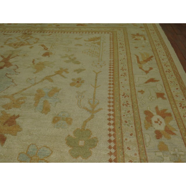 Early 21st Century Decorative Turkish Square Oushak - 8'6" x 10'2" For Sale - Image 12 of 12