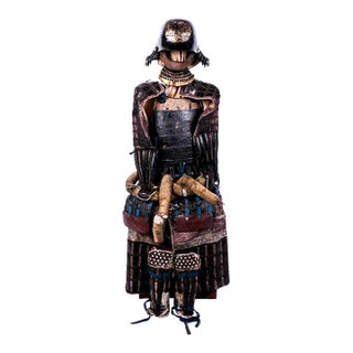 18th Century, Japanese Edo Period Lacquer & Chain Mail Suit of Samurai Armor For Sale