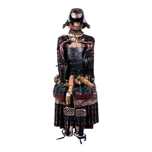 18th Century, Japanese Edo Period Lacquer & Chain Mail Suit of Samurai Armor For Sale