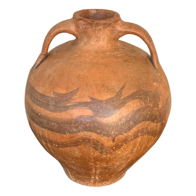 18th Century Bridal Jug Red Picher "Cantaro" from Calanda, Spain Terracotta Vase For Sale