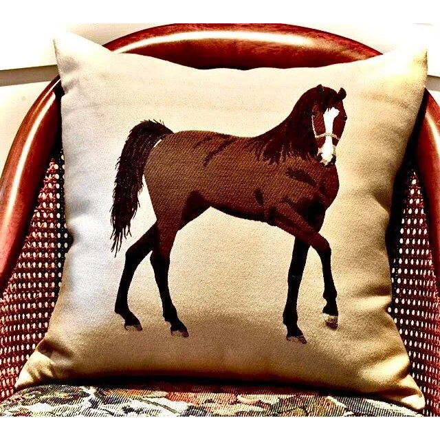 Country Pillow by Pierre D’Argent: The Horse For Sale In Washington DC - Image 6 of 6