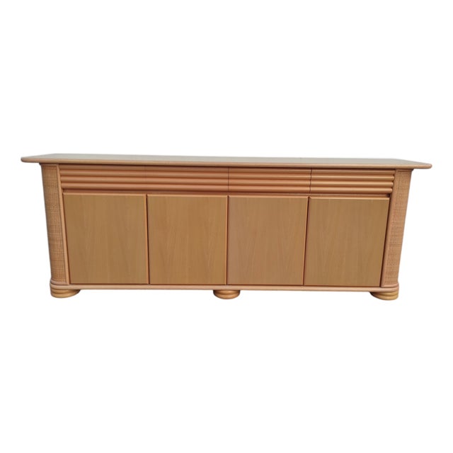 Bamboo Sideboard by Roberti Rattan, 1960s For Sale