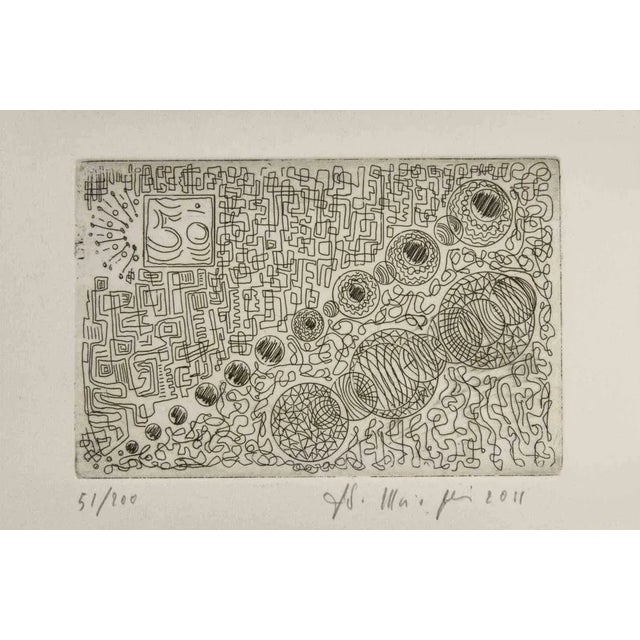 Etching realized by Fausto Maria Franchi in 2011. Edition of 51/200. Hand signed and numbered in pencil. Excellent...