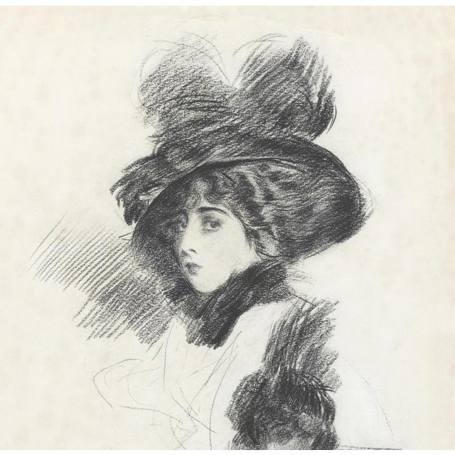 Giovanni Boldoni Giovanni Boldoni (1842-1931) (After) "Madame Lantelme" Study Digital silkscreen print signed in...