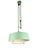 Metal Mid-Century Modern Italian Aquamarine and Brass Counterweight Pendant from Stilnovo, 1950s For Sale - Image 7 of 10