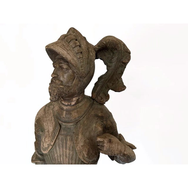 1900 - 1909 1900s Antique French Terracotta Garden Statue For Sale - Image 5 of 8