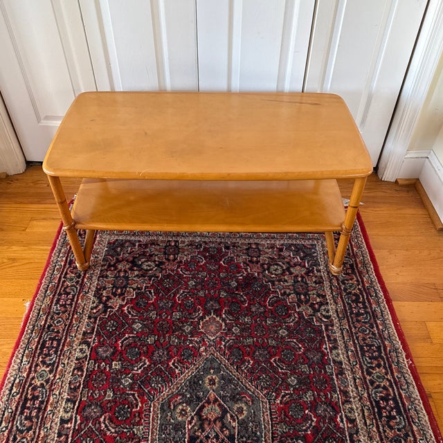 Champagne Heywood-Wakefield Coffee Table For Sale - Image 8 of 8