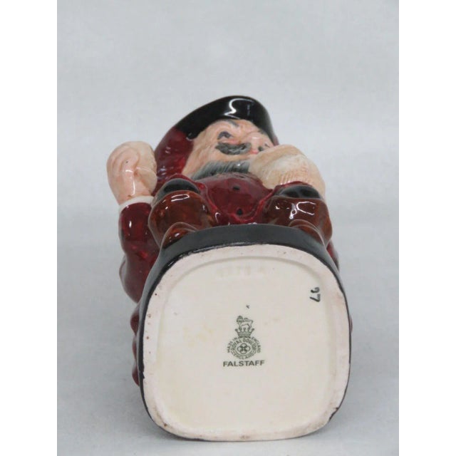 Royal Doulton Falstaff Shakespeare Toby Jug Porcelain Character Mug For Sale - Image 9 of 13