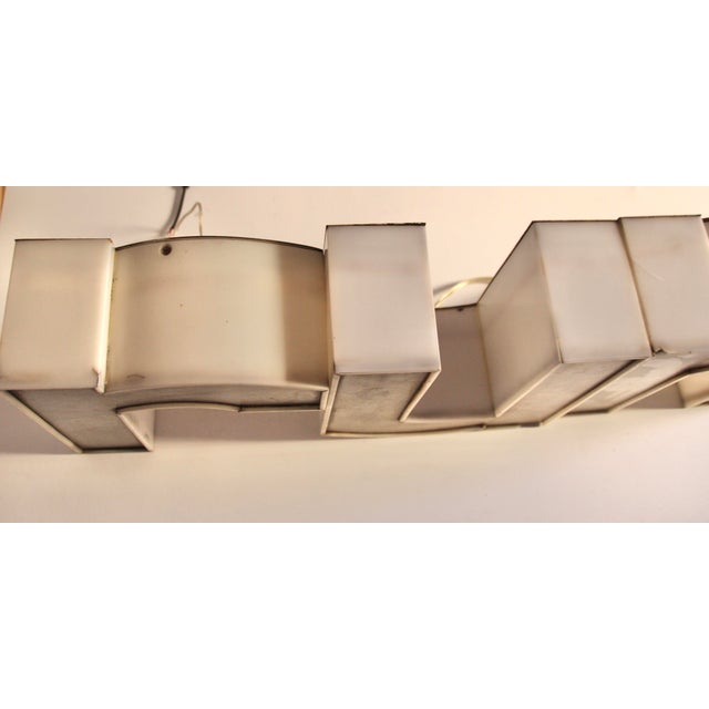 1970s Mid-Century Modern Illuminated Run Letters, 1970s, Set of 3 For Sale - Image 5 of 6